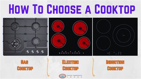 types of stove cooktops
